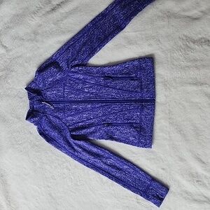 EUC Ivivva Girls Jacket, Zipper Pockets, Thumb holes, Purple, 10